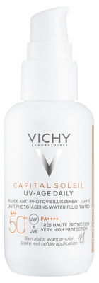 Capital Soleil UV-Age Daily Anti-Photo Ageing Water Fluid Tinted SPF50+ 40ml
